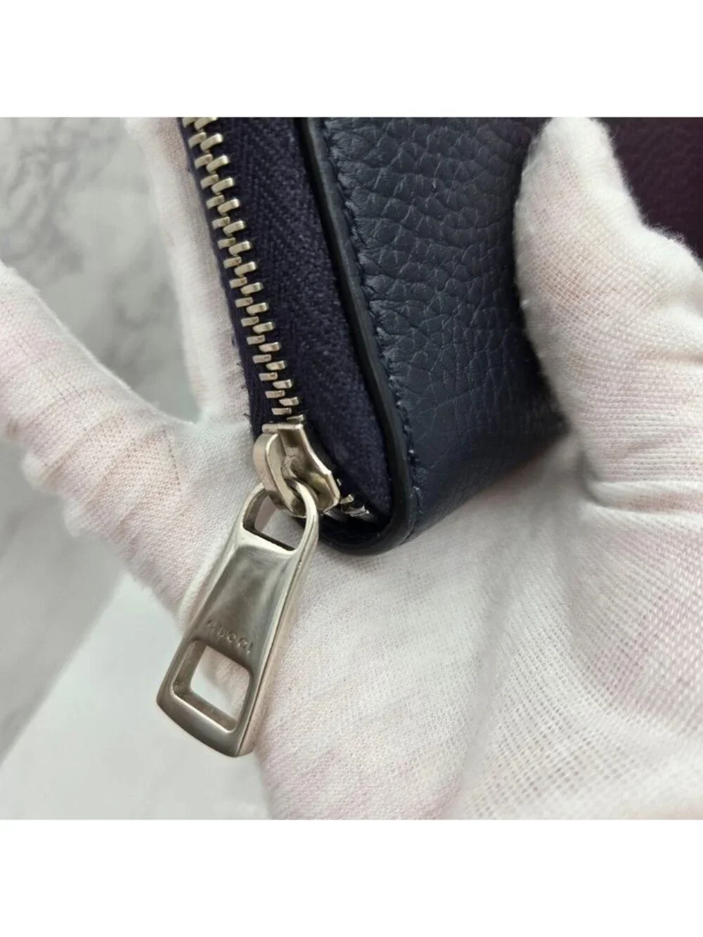 Gucci Wallet Interlocking GG Navy - Picture 4 of 15